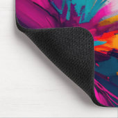 Bloeiende Dromen – Levendig Abstract Bloemstuk Muismat (Hoek)