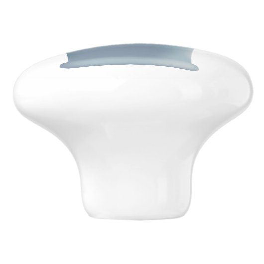 bloeiende echinocactus keramische knop (Zijkant)