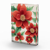 Bloeiende Elegantie 3D Bloem Thuis Decor Delight Fotoblokken (Rechts)