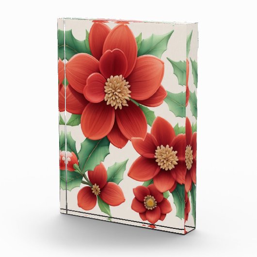 Bloeiende Elegantie 3D Bloem Thuis Decor Delight Fotoblokken (Rechts)