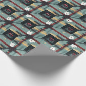 Bloeiende Elegantie Bloemen Wrapper Cadeaupapier (Hoek)