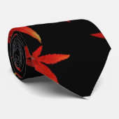 Bloeiende elegantie: Bloemenprint stropdas (Opgerold)