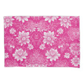 Bloeiende elegantie: Floral Design Kussensloop (Voorkant)