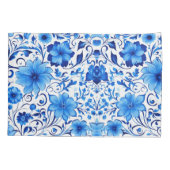 Bloeiende elegantie: Floral Design Kussensloop (Achterkant)