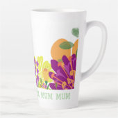 Bloeiende elegantie latte mok (Rechts)