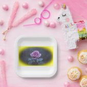 bloeiende elegantie papieren bordje (Feest)