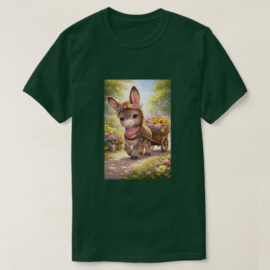 Bloeiende ezel t-shirt (Design voorkant)