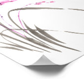 Bloeiende fluisterorchidee poster (Hoek)