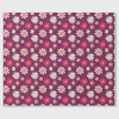 Bloeiende Fuchsia Cadeaupapier (Vlak)