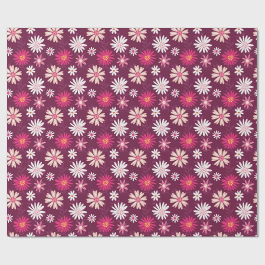 Bloeiende Fuchsia Cadeaupapier (Vlak)
