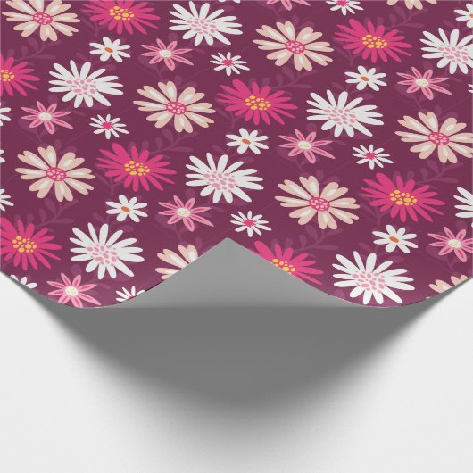 Bloeiende Fuchsia Cadeaupapier (Hoek)