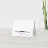 Bloeiende Fuchsia Dankkaart Bedankkaart (Achterkant)