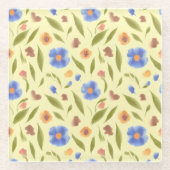 Bloeiende Garden Glass Onderzetter (Voorkant)