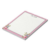 Bloeiende gedachten: Bloeiend gevoerd Notitieblok (Linkerzijde)