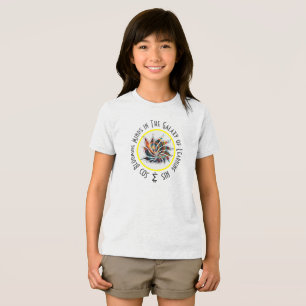 Bloeiende geesten in de melkweg van het leren Tri-Blend shirt