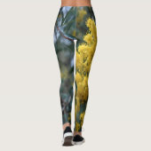 Bloeiende Gele Australische Wattle Tree, Leggings (Achterkant)