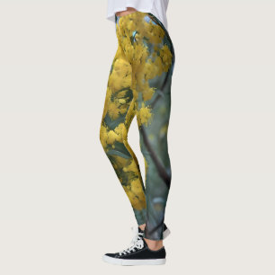 Bloeiende Gele Australische Wattle Tree, Leggings