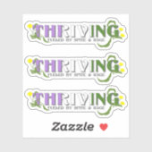 Bloeiende Genderqueer Pride Sticker (Vel)