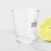 Bloeiende Genderqueer Trots Shot Glas (Links)