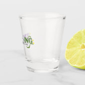 Bloeiende Genderqueer Trots Shot Glas (Rechts)