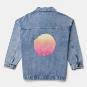 Bloeiende Gloed Denim Jacket (Achterkant)