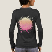 Bloeiende Gloed Tri-Blend Shirt (Achterkant)