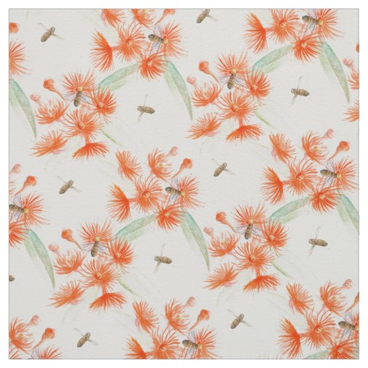 Bloeiende gom waterverf stof (Swatch)