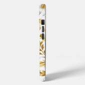 Bloeiende gouden bloemtak op witte achtergrond Case-Mate iPhone case (Achterkant / Links)