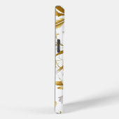 Bloeiende gouden bloemtak op witte achtergrond Case-Mate iPhone case (Achterkant / Rechts)