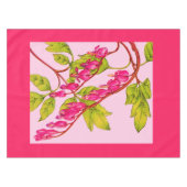 bloeiende harten bloemenprint tafelkleed (Voorkant (Horizontaal))