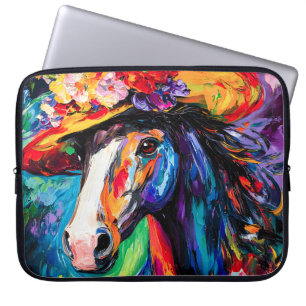 bloeiende hengst laptop sleeve