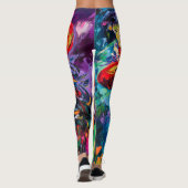 bloeiende hengst leggings (Achterkant)