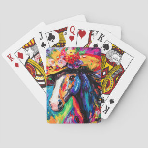 bloeiende hengst pokerkaarten