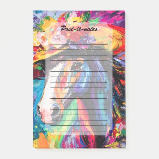 bloeiende hengst post-it® notes (Voorkant)