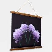 bloeiende hengsten hangend wandkleed (Gebogen)