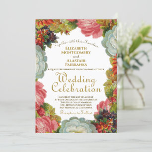Bloeiende herfst Victoriaans Herfst Bloemen Bruilo Kaart