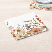 Bloeiende herfst Waterverf Herfst Onderzetter (Schuin)