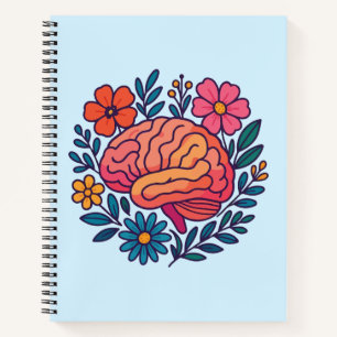 Bloeiende Hersen Geestelijk Welzijn Notitieboek