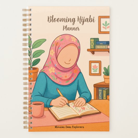 Bloeiende Hidjabi Planner (Voorkant)