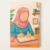 Bloeiende Hidjabi Planner (Achterkant)