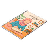 Bloeiende Hijabi Notitieboek (Linkerzijde)