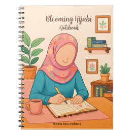 Bloeiende Hijabi Notitieboek