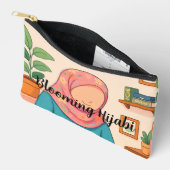 Bloeiende Hijabi Pouch Etui (Open)
