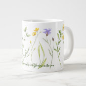 Bloeiende inspiratie grote koffiekop (Voorkant rechts)