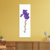 Bloeiende iris canvas afdruk (Insitu (Woonkamer))