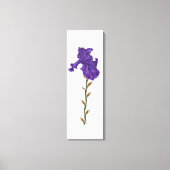 Bloeiende iris canvas afdruk (Voorkant)