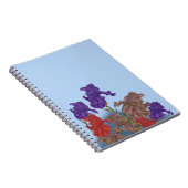 Bloeiende irissen. notitieboek (Rechterzijde)