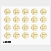 Bloeiende Ivy Envelope Seals Ronde Sticker (Vel)