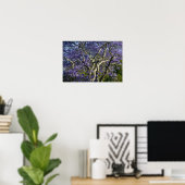 Bloeiende Jacaranda-bomen in New Farm Park, 2 Poster (Thuiskantoor)