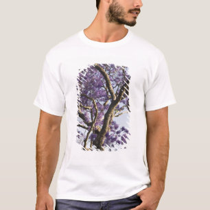 Bloeiende Jacaranda-bomen in New Farm Park, T-shirt